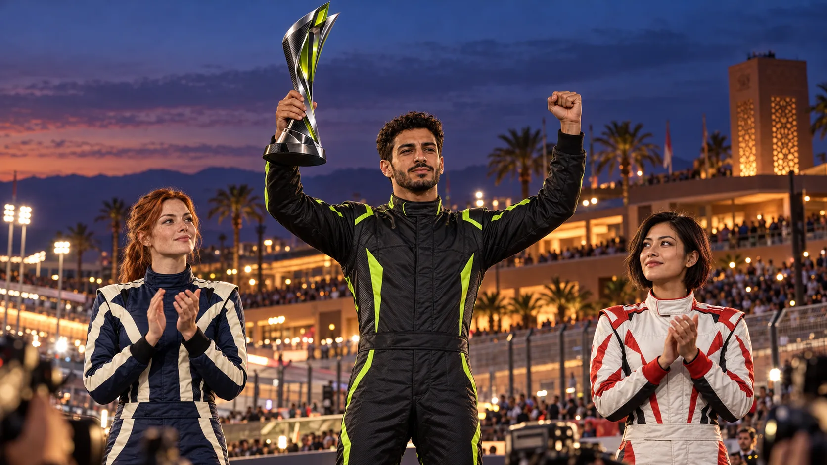 marrakech champion podium