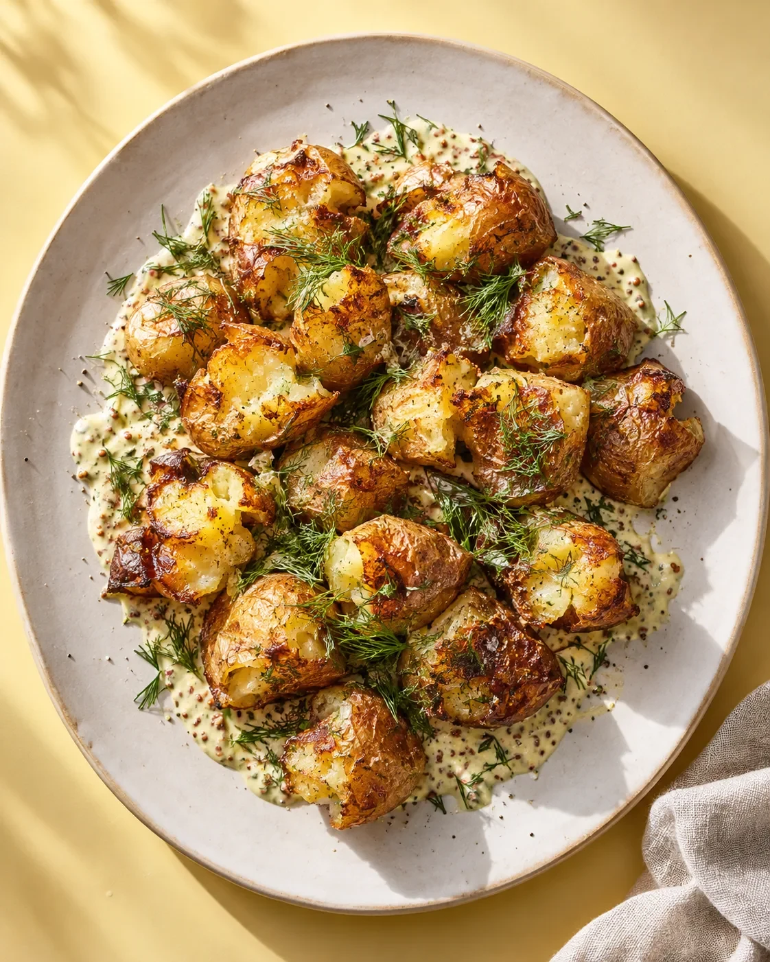 Crispy Potato Salad, a finished MESA recipe
