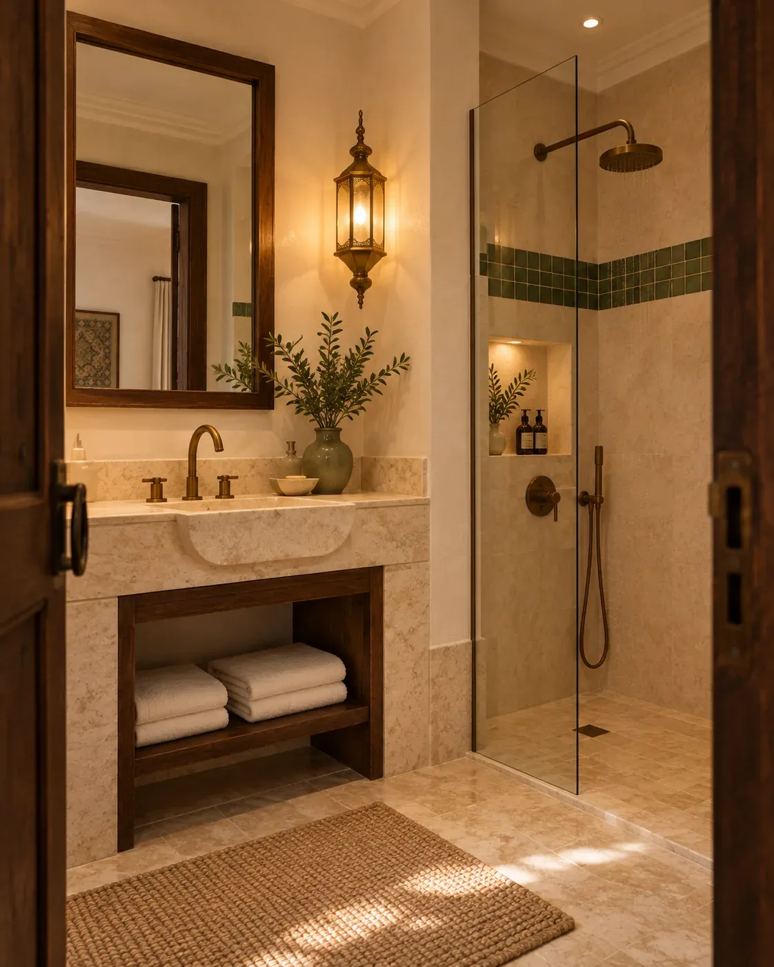 Twin Room private shower room